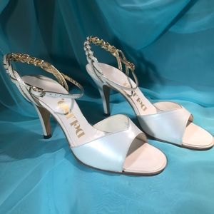 Vintage Deliso Ankle Strap Wedding Shoe
